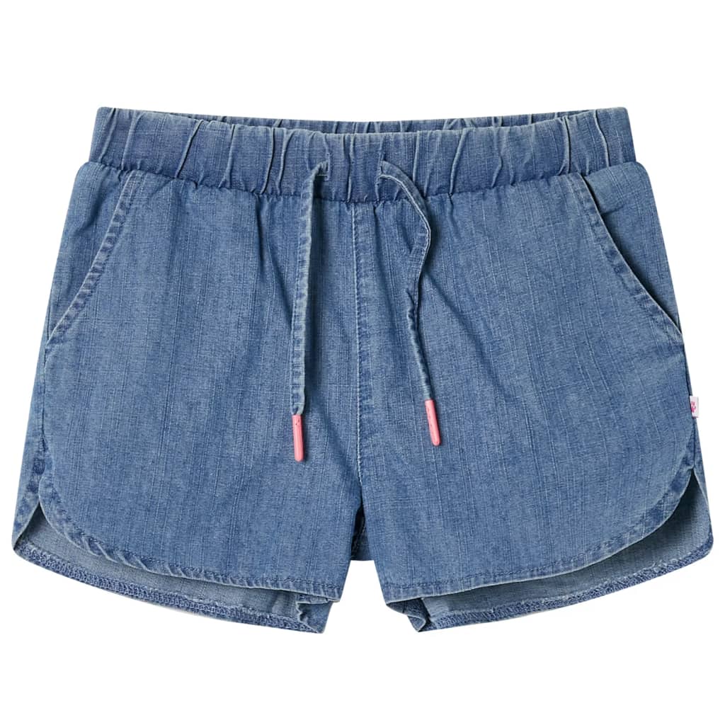 VidaXL børneshorts 116 denimblå