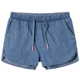 VidaXL børneshorts 116 denimblå