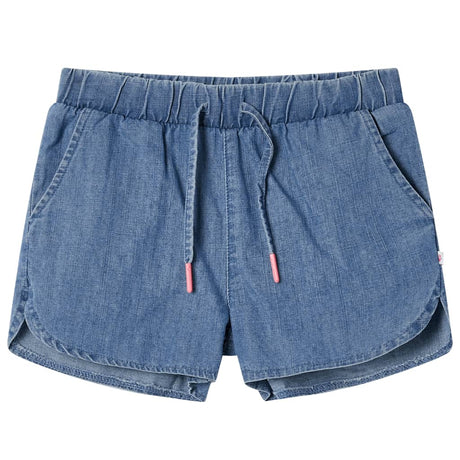 VidaXL børneshorts 128 denimblå