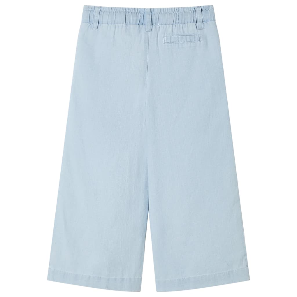 VidaXL børnebukser 104 blød denimblå
