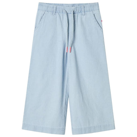 Vidaxl Børnebukser 128 Soft Denim Blue