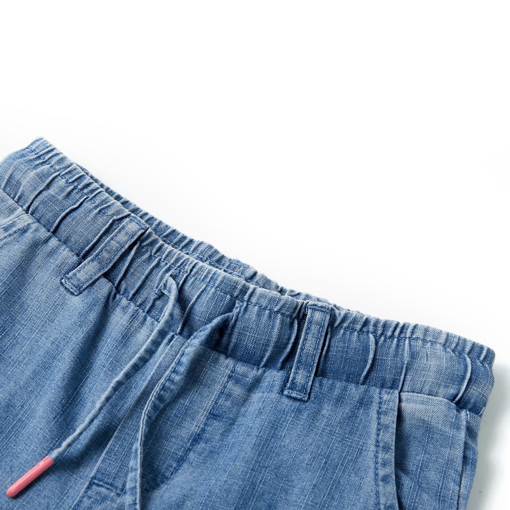 VidaXL børnebukser 92 denimblå