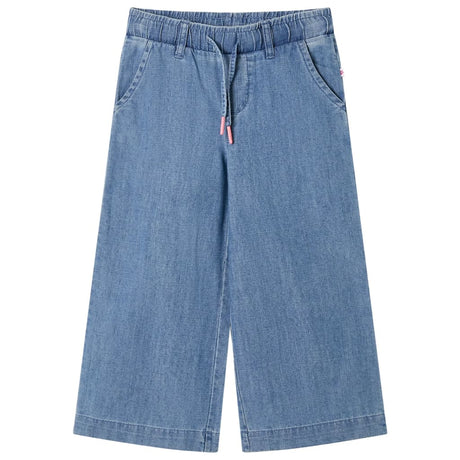 Vidaxl Børnebukser 104 denimblå