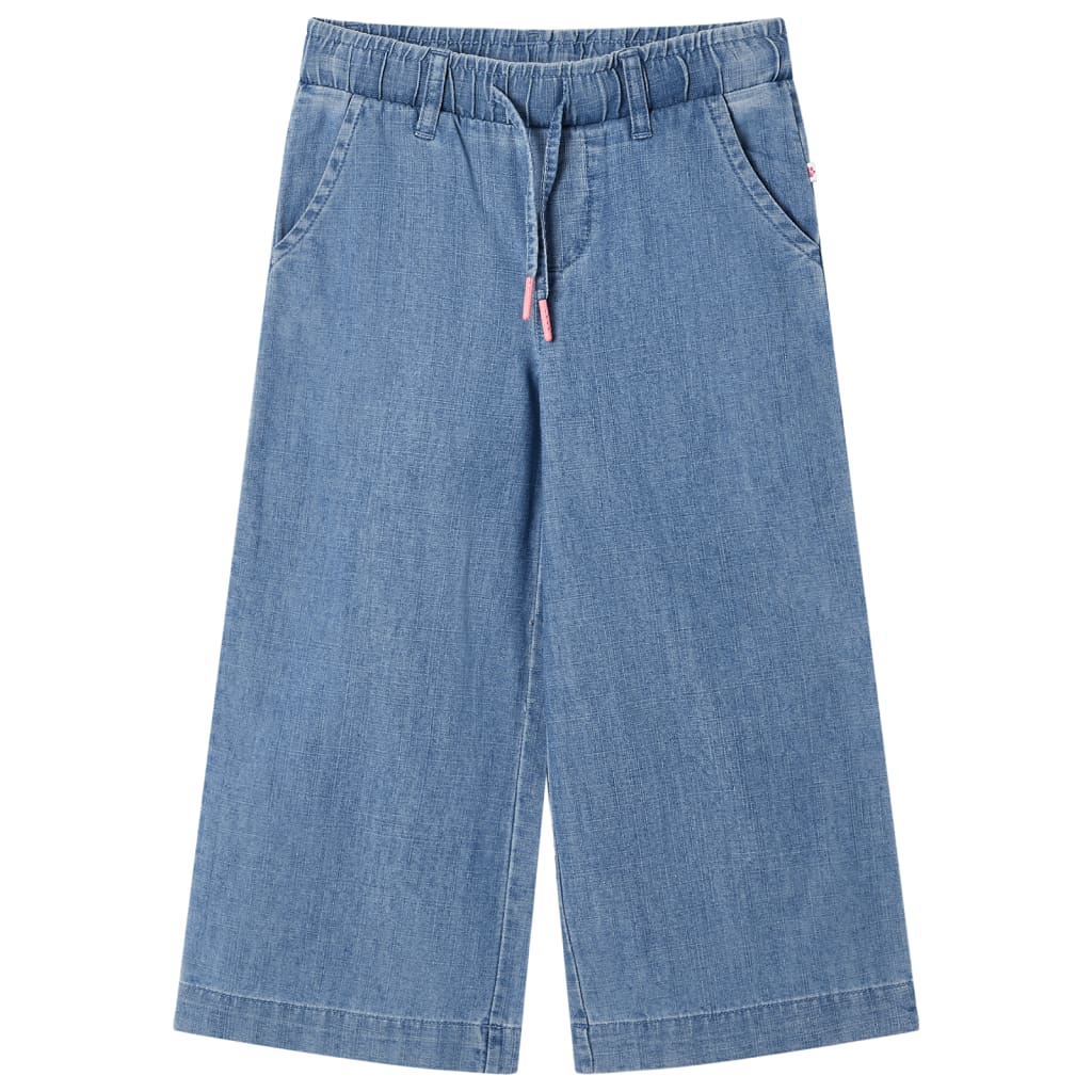 Vidaxl Børnebukser 116 denimblå