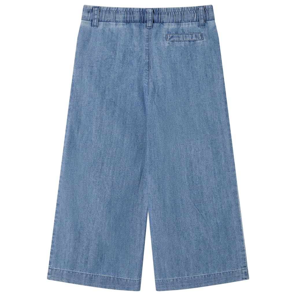 Vidaxl Børnebukser 116 denimblå