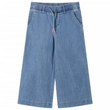 Vidaxl Børnebukser 128 denimblå