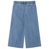 Vidaxl Børnebukser 128 denimblå