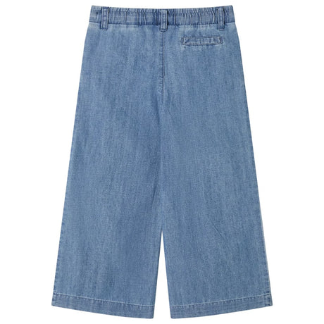 Vidaxl Børnebukser 128 denimblå