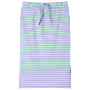 Vidaxl Børns nederdel lige med striber 92 Bright Mint