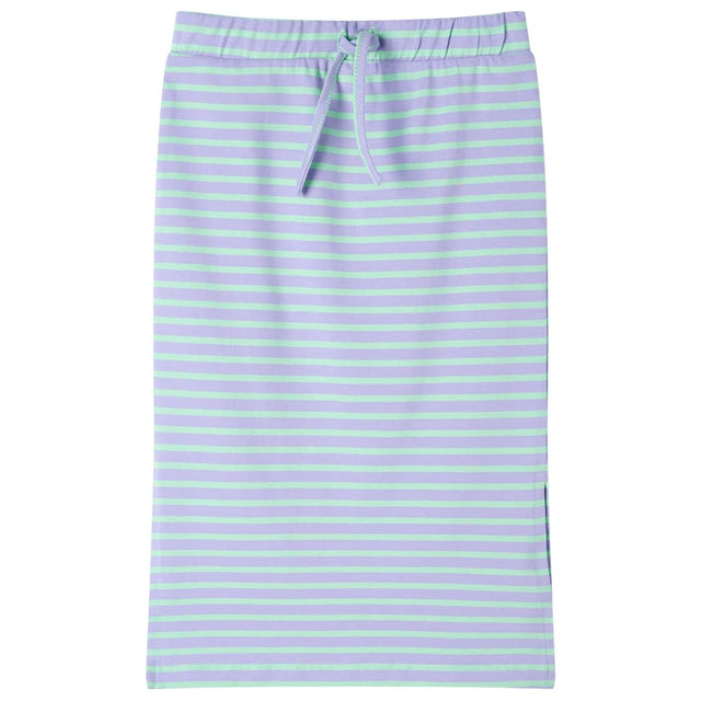 Vidaxl Børns nederdel lige med striber 92 Bright Mint