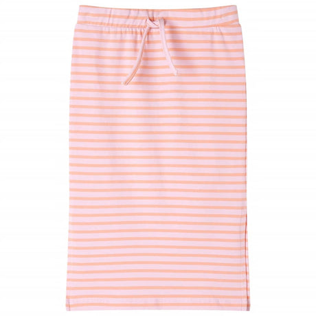 VidaXL børneskørt lige med striber 104 pink