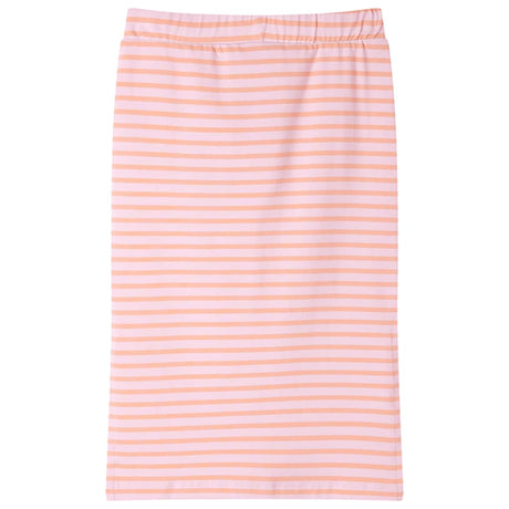 VidaXL børneskørt lige med striber 140 pink