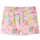 VidaXL børneshorts med snøre 104 blød pink
