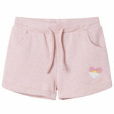 Vidaxl Børns shorts med Drawstring 104 blandet lyserosa