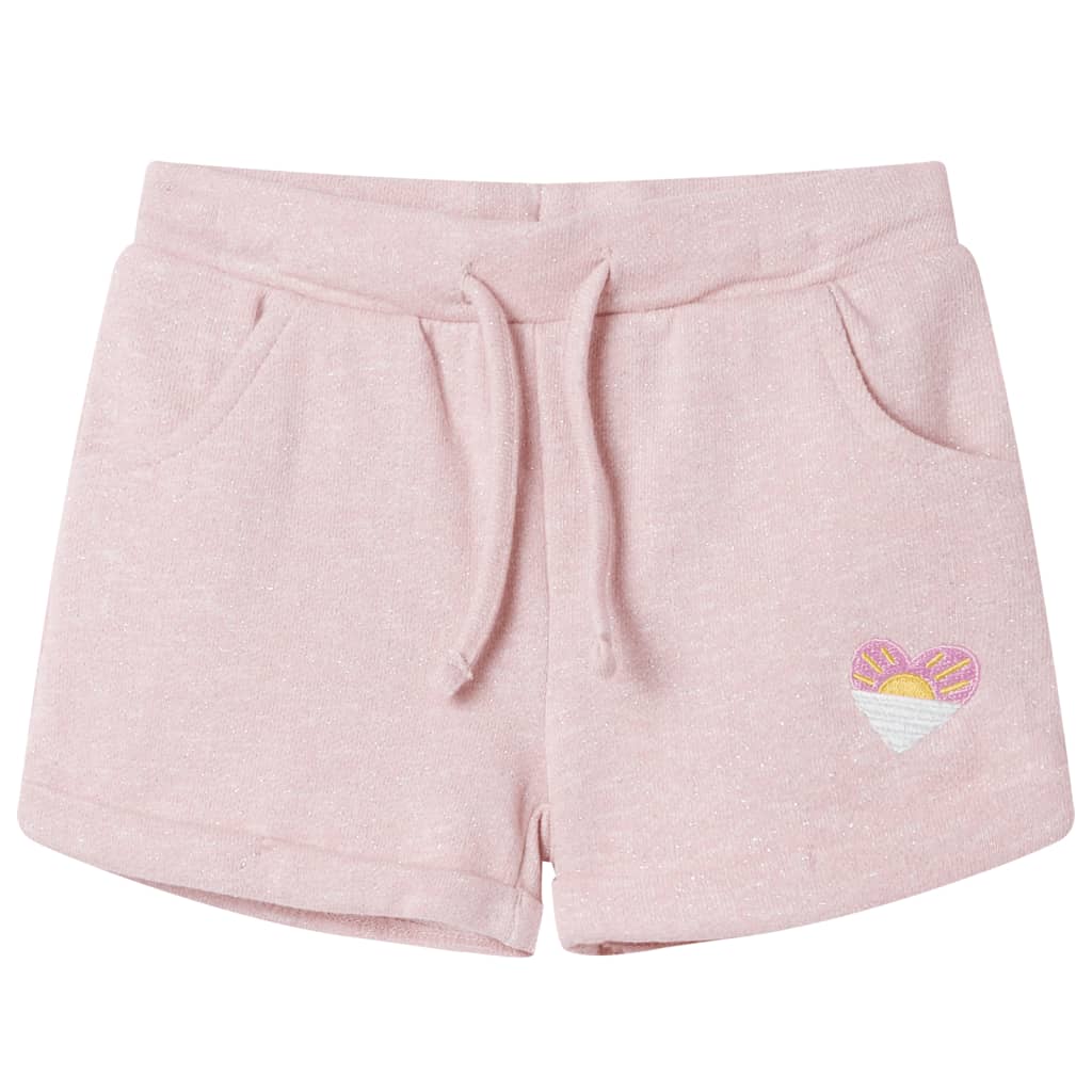 VidaXL børneshorts med snøre 116 blandet lys pink