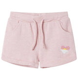 VidaXL børneshorts med snøre 116 blandet lys pink