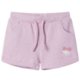 Vidaxl kindershorts met trekkoord 116 gemengd lila