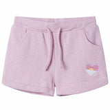 Vidaxl kindershorts met trekkoord 128 gemengd lila