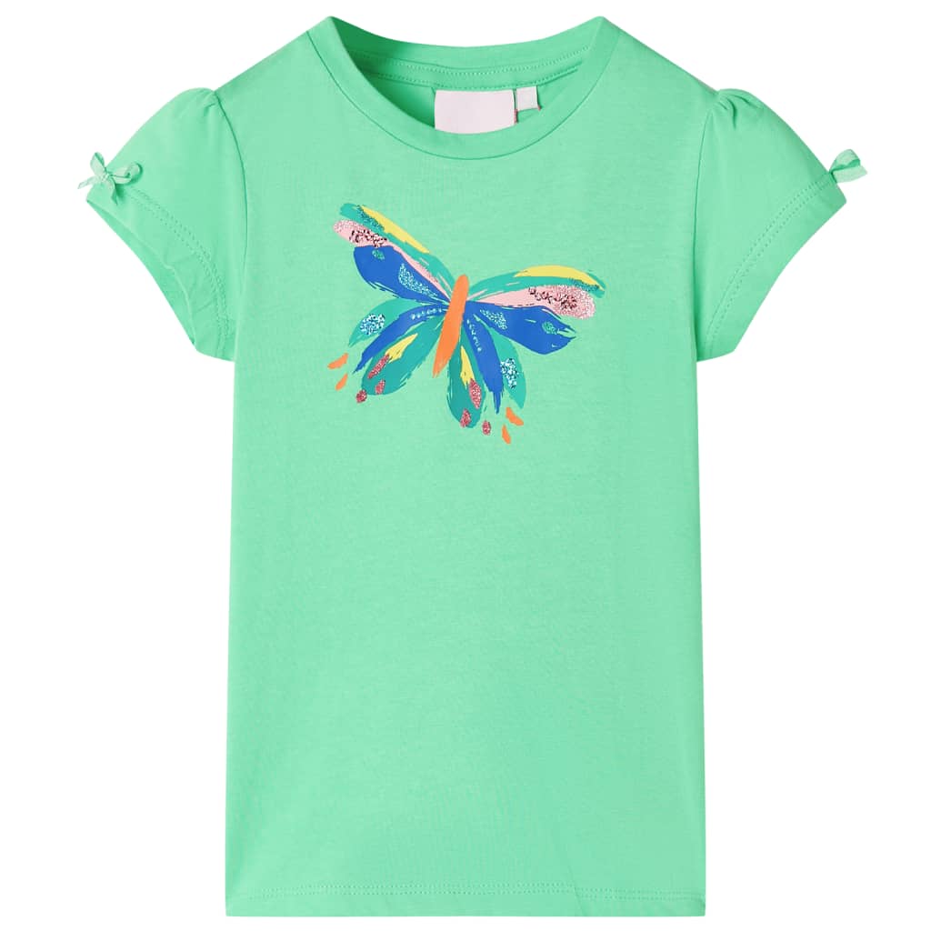 Vidaxl kindershirt 104 lichtgroen