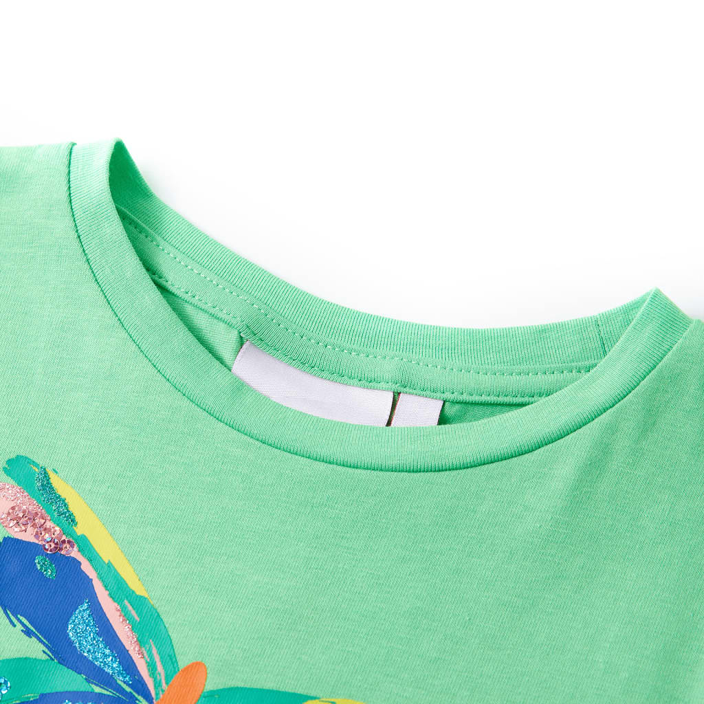 Vidaxl kindershirt 116 lichtgroen