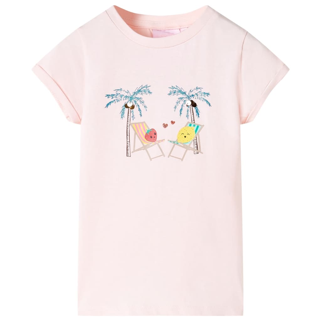 Vidaxl kindershirt 92 zachtroze