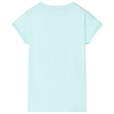 Vidaxl kindershirt 128 lichtzeeblauw