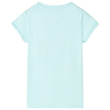 Vidaxl kindershirt 140 lichtzeeblauw