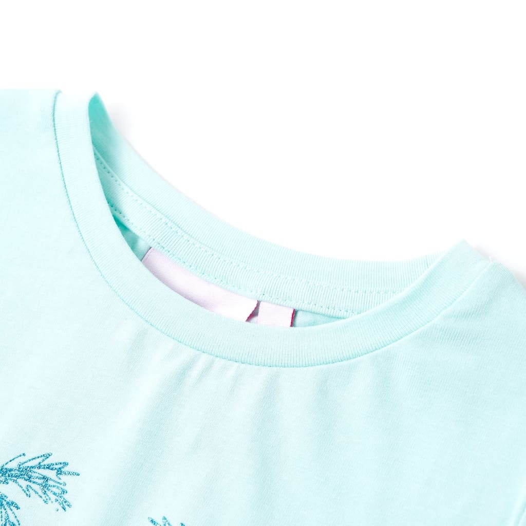 Vidaxl kindershirt 140 lichtzeeblauw