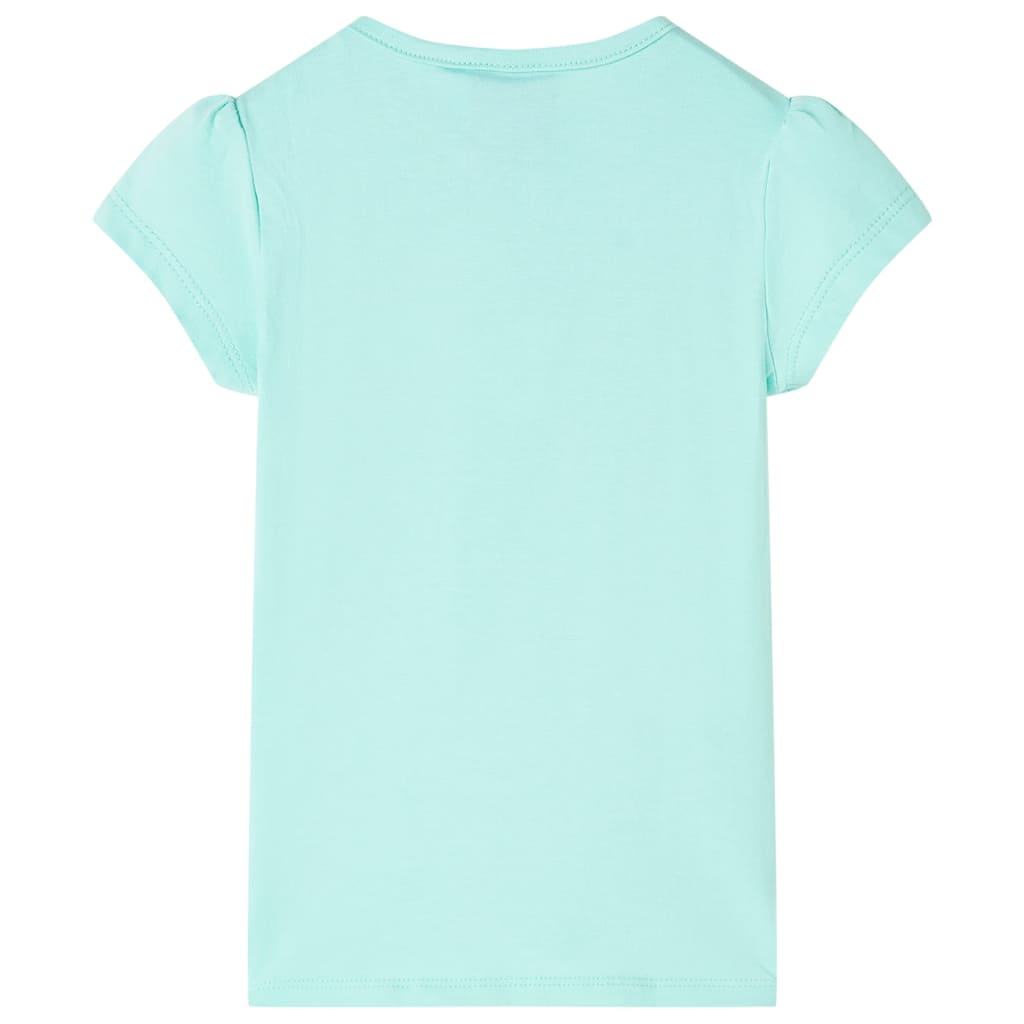 Vidaxl kindershirt 128 lichtmint