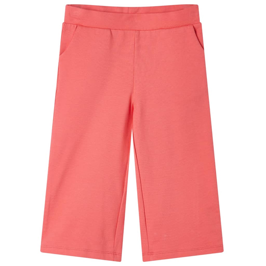 Vidaxl kinderbroek met wijde pijpen 92 koraalkleurig