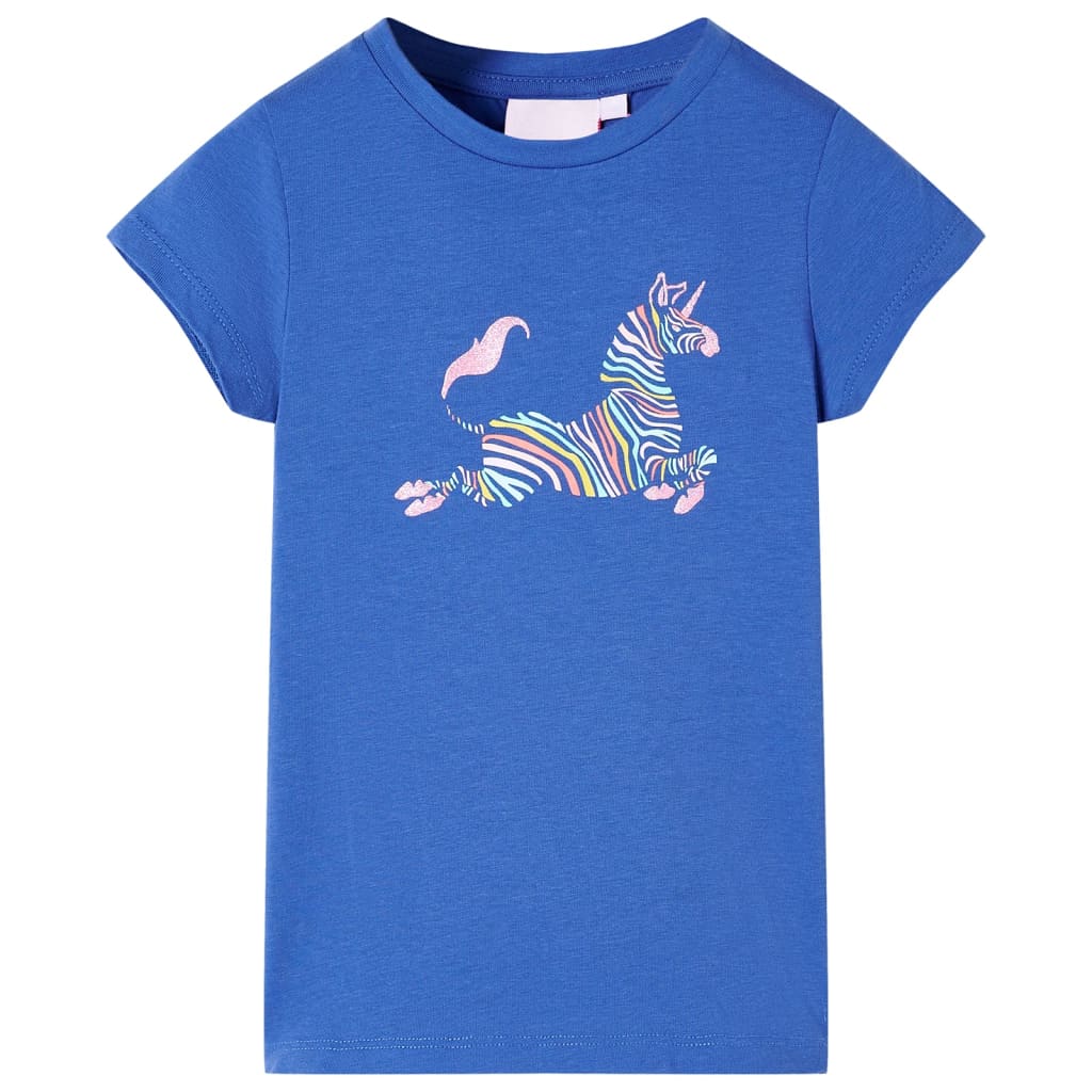 Vidaxl kindershirt 116 kobaltblauw