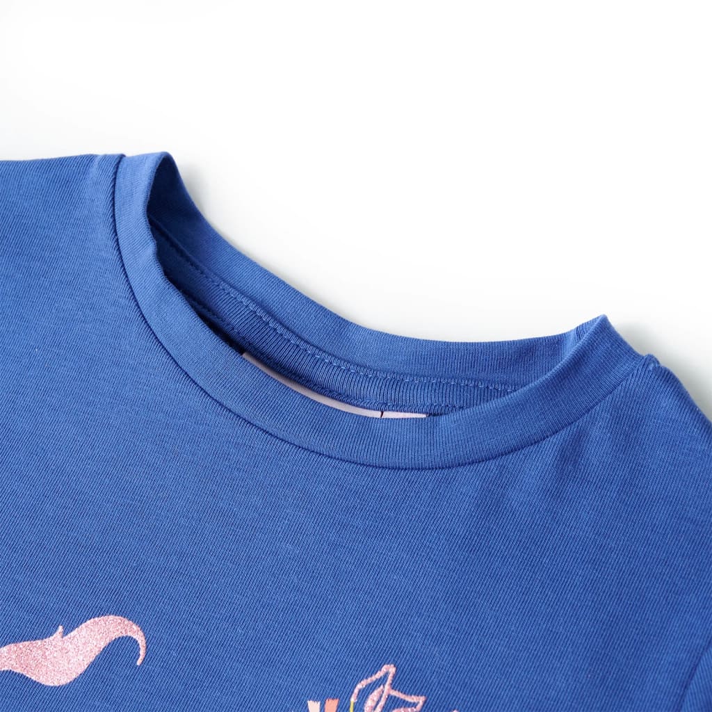 Vidaxl kindershirt 116 kobaltblauw