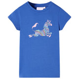 Vidaxl kindershirt 128 kobaltblauw