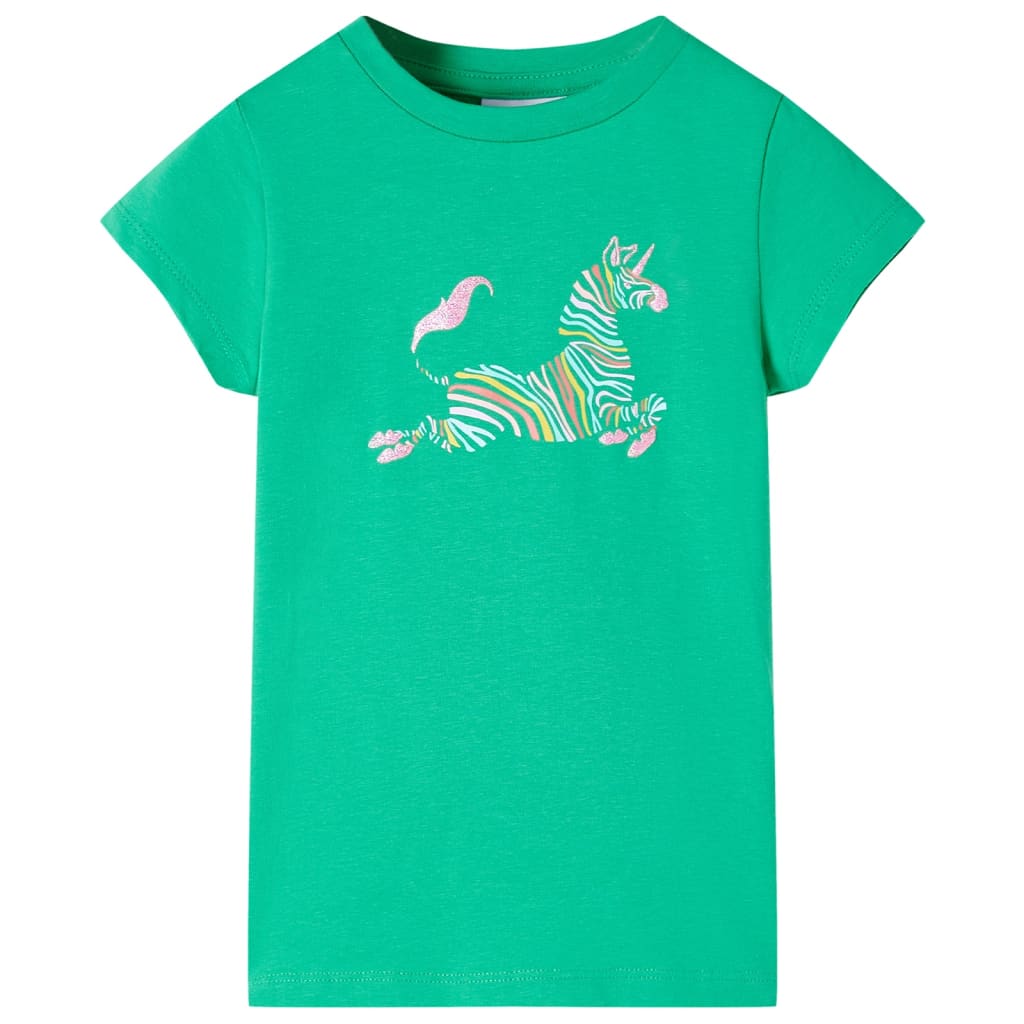 Vidaxl kindershirt 116 groen