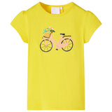 Vidaxl kindershirt 116 geel