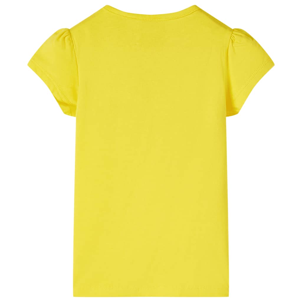 Vidaxl kindershirt 128 geel