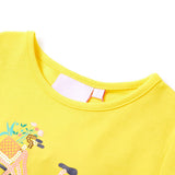 Vidaxl kindershirt 128 geel