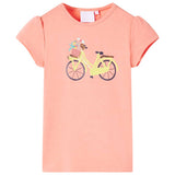 Vidaxl kindershirt 104 neonkoraalkleurig