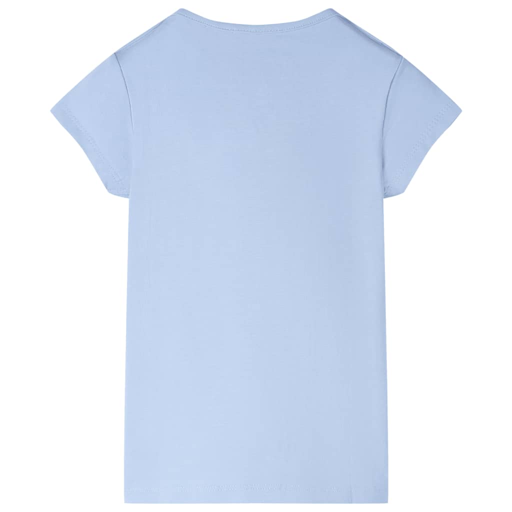Vidaxl kindershirt 92 lichtblauw
