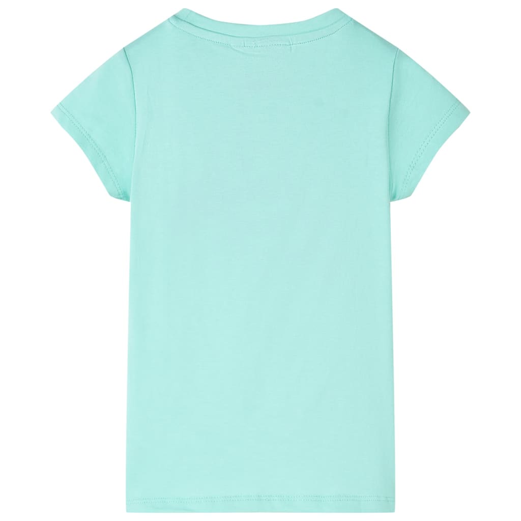 Vidaxl kindershirt 140 lichtmint
