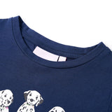 Vidaxl kindershirt 116 marineblauw