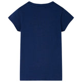 Vidaxl kindershirt 140 marineblauw