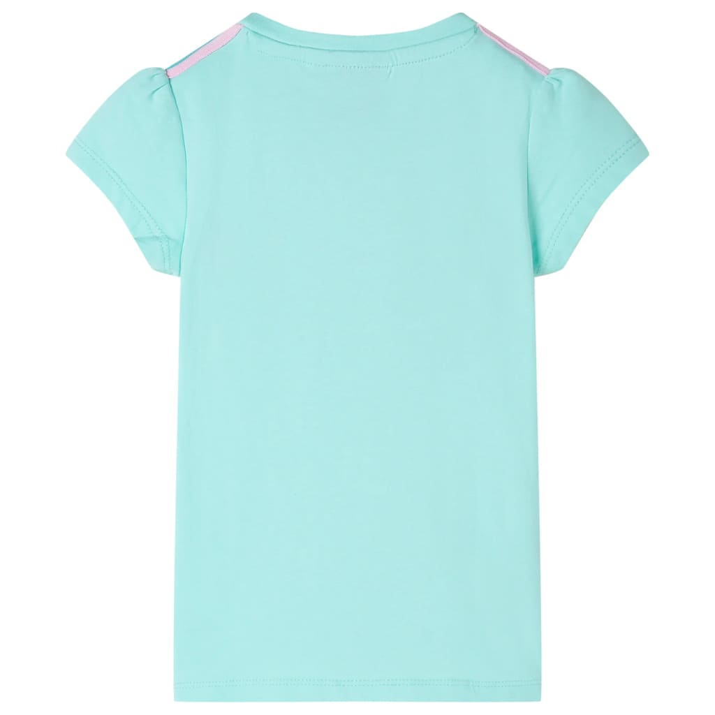 Vidaxl kindershirt 140 lichtmint