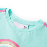 Vidaxl kindershirt 140 lichtmint