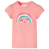 Vidaxl kindershirt 104 lichtkoraalkleurig
