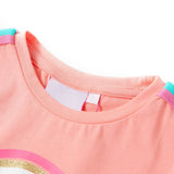 Vidaxl kindershirt 104 lichtkoraalkleurig