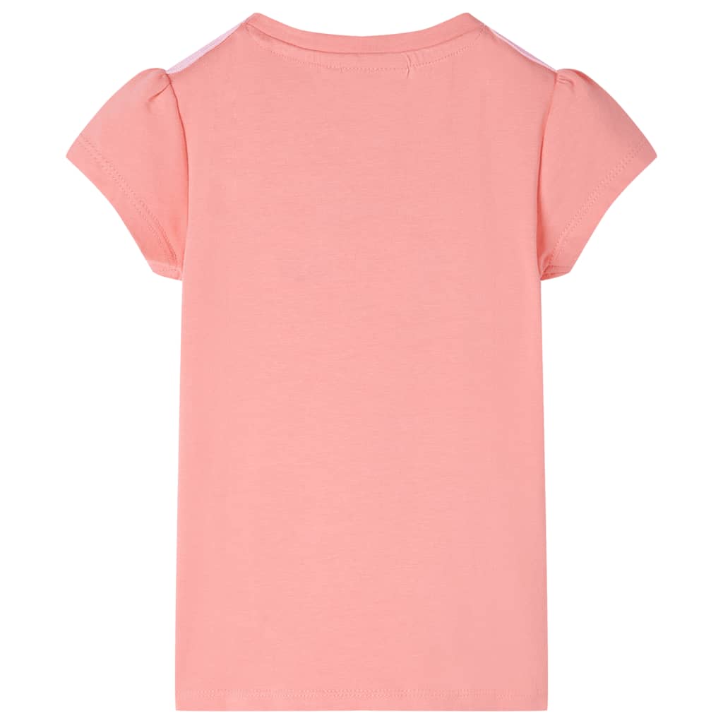 Vidaxl kindershirt 116 lichtkoraalkleurig