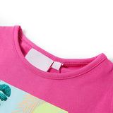 Vidaxl kindershirt 104 donkerroze