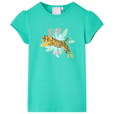 Vidaxl kindershirt 128 mintkleurig
