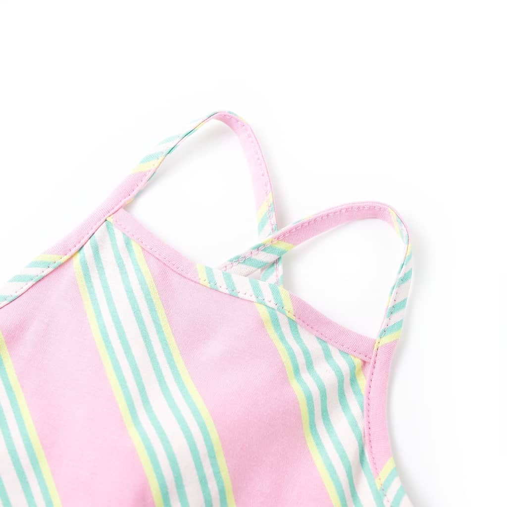 Vidaxl kinderjurk zonder mouwen met trekkoord 104 roze